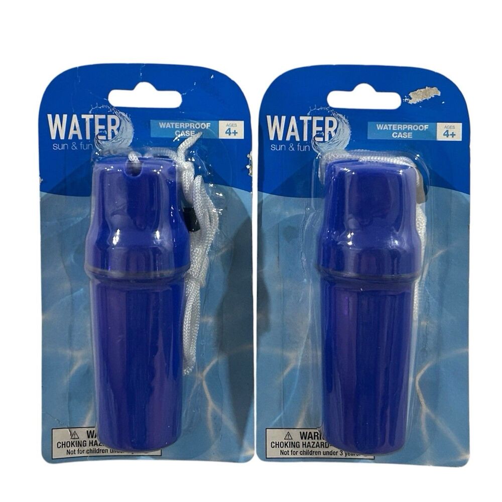 2x Water Sun & Fun Waterproof Case Blue Ages 4+